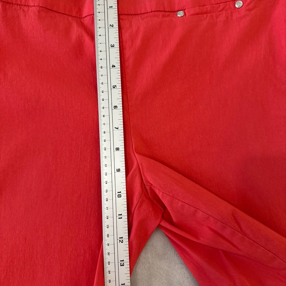 Rafaella‎ Bermuda Shorts Women 16 Dark Salmon Stretch Casual Lightweight - Picture 5 of 8